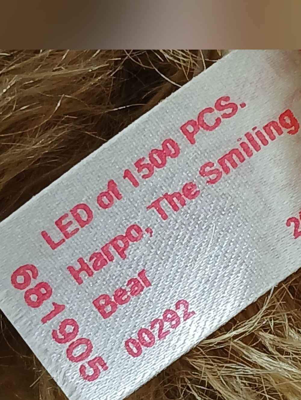 Steiff Harpo The Smiling Bear 2011 EAN 681905 LE Locket #292 Working Growler - Picture 5 of 13